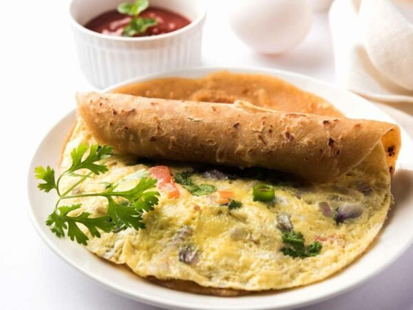 Egg Rotti (Lunu Miris or Pol samble)